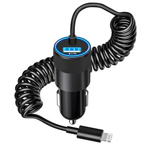 2Fast Charging Car Charger Adapter for iPhone 14 13 12 11 Pro Max XS XR 6 7 8 US